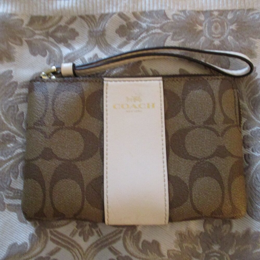 Coach Signature Wristlet